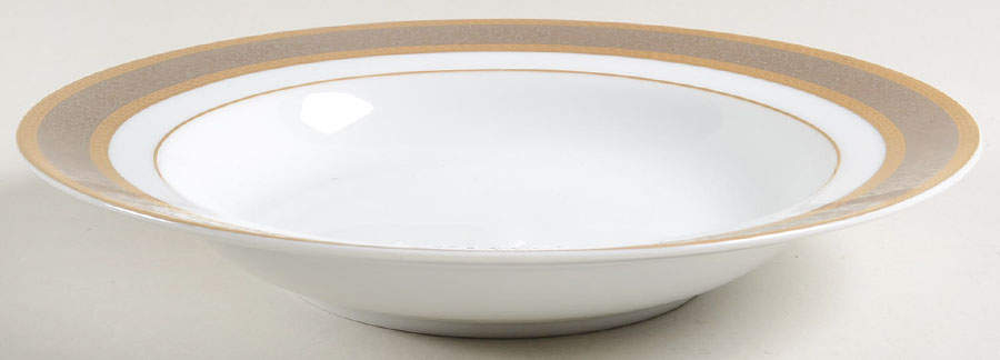 Tiara (Encrusted) Rim Soup Bowl by Sango-1