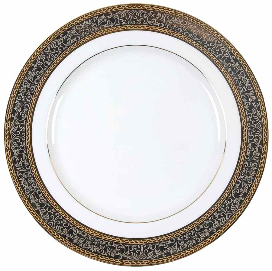 Tiara (Encrusted) 12" Chop Plate (Round Platter) by Sango-1