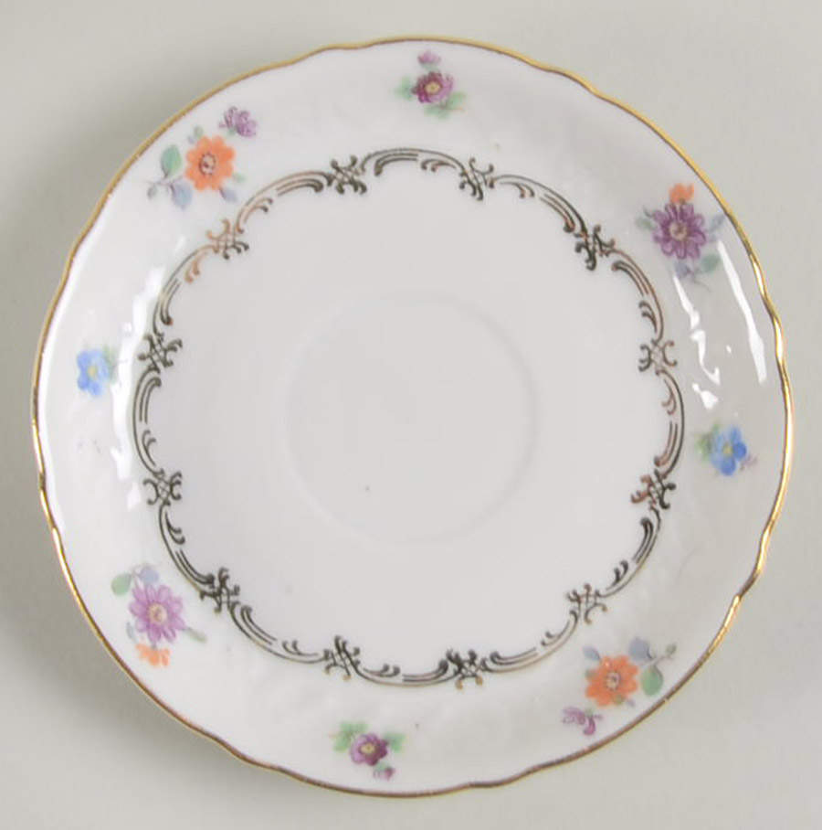 Bouquet Saucer for Demitasse Cup by Schumann - Bavaria-1
