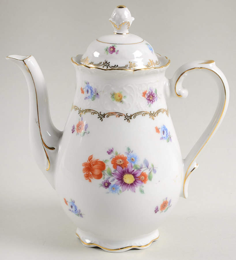 Bouquet Mini Coffee Pot & Lid by Schumann - Bavaria-1
