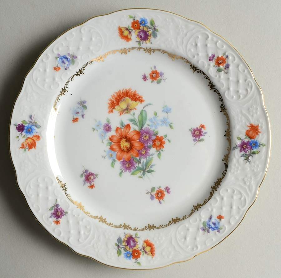 Bouquet Salad Plate by Schumann - Bavaria-1