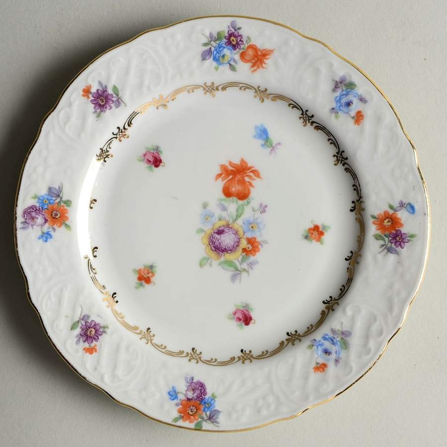 Bouquet Bread & Butter Plate by Schumann - Bavaria-1