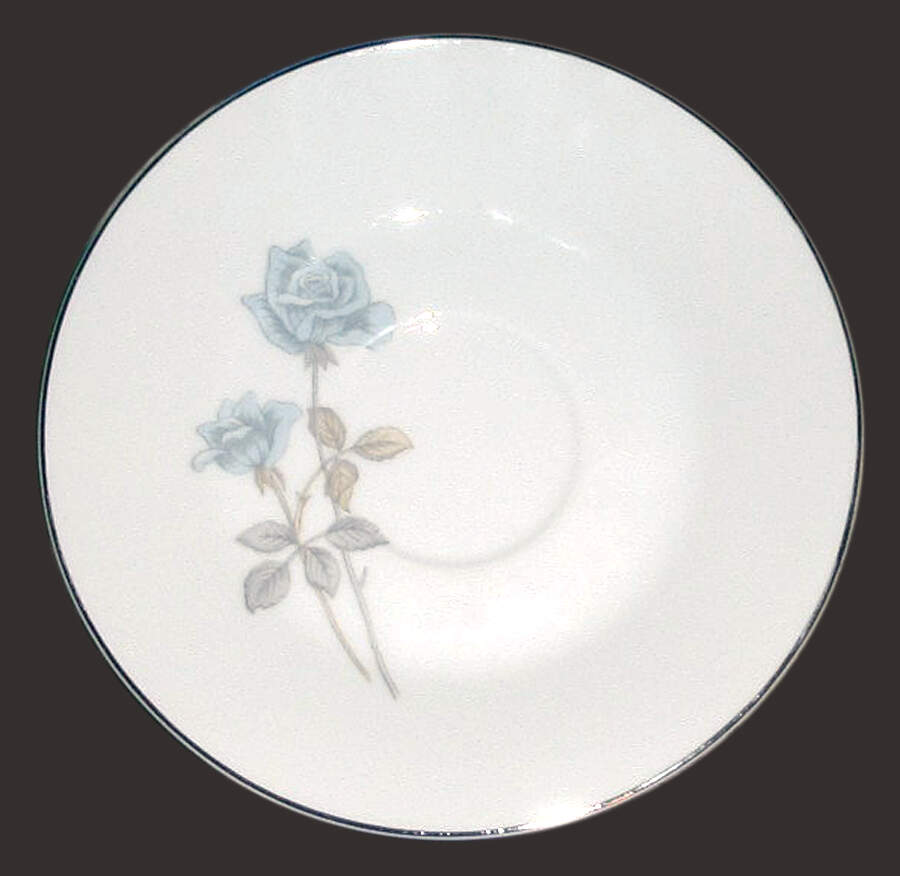 Misty Blue Saucer by Stonegate-1