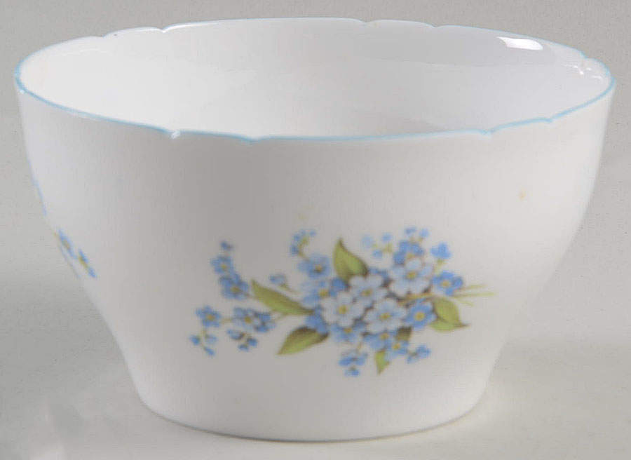 Forget Me Not Open Sugar Bowl by Shelley-1
