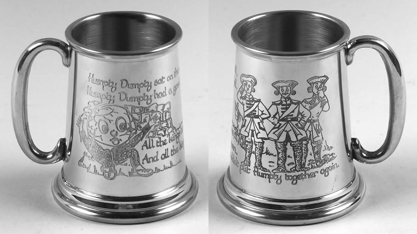 Pewter Hollowware Baby Cup by Samuel Peace-1