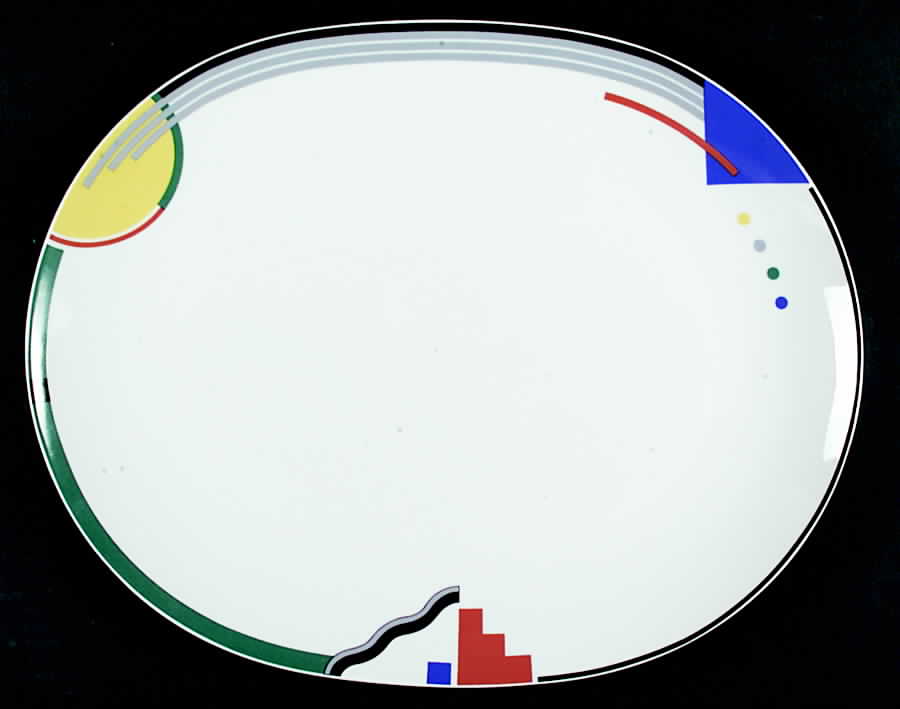Orbit 14" Oval Serving Platter by Studio Nova-1