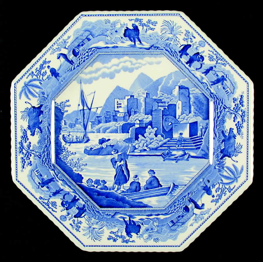 Sutherland Octagonal Luncheon Plate by Spode-1