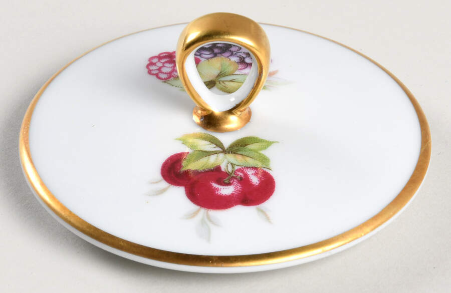 Orchard (Smooth, Coupe) Lid for Sugar Bowl by Schumann - Bavaria-1
