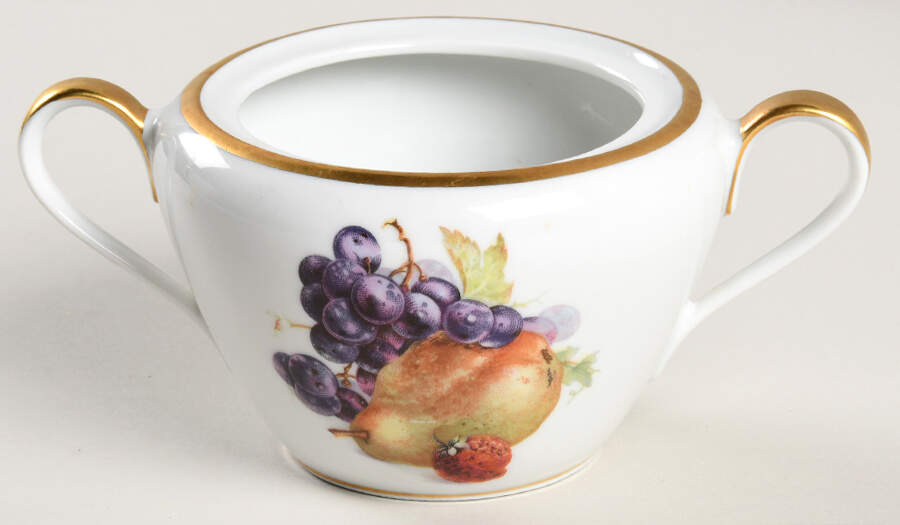 Orchard (Smooth, Coupe) Sugar Bowl No Lid by Schumann - Bavaria-1