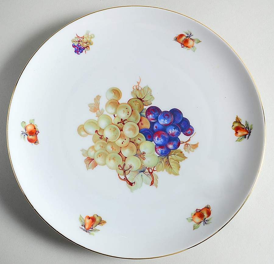 Orchard (Smooth, Coupe) Dinner Plate by Schumann - Bavaria-1