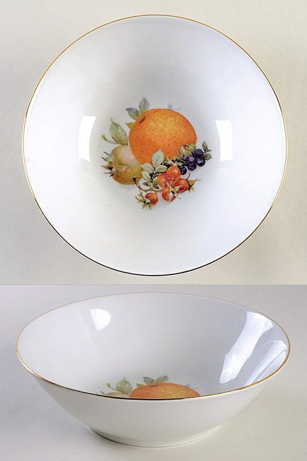 Orchard (Smooth, Coupe) 9" Round Vegetable Bowl by Schumann - Bavaria-1