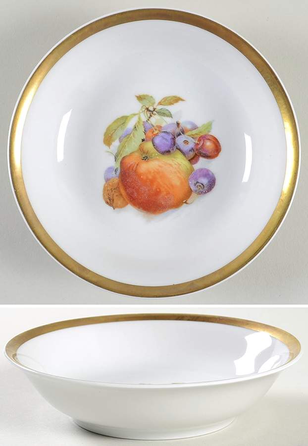 Orchard (Smooth, Coupe) Fruit/Dessert (Sauce) Bowl by Schumann - Bavaria-1