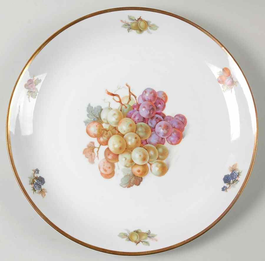 Orchard (Smooth, Coupe) 11" Chop Plate (Round Platter) by Schumann - Bavaria-1