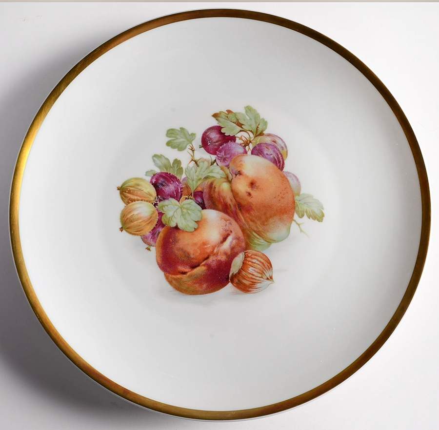 Orchard (Smooth, Coupe) Dinner Plate by Schumann - Bavaria-1
