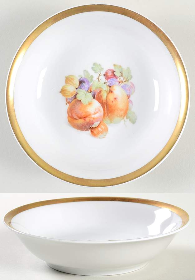 Orchard (Smooth, Coupe) Fruit/Dessert (Sauce) Bowl by Schumann - Bavaria-1
