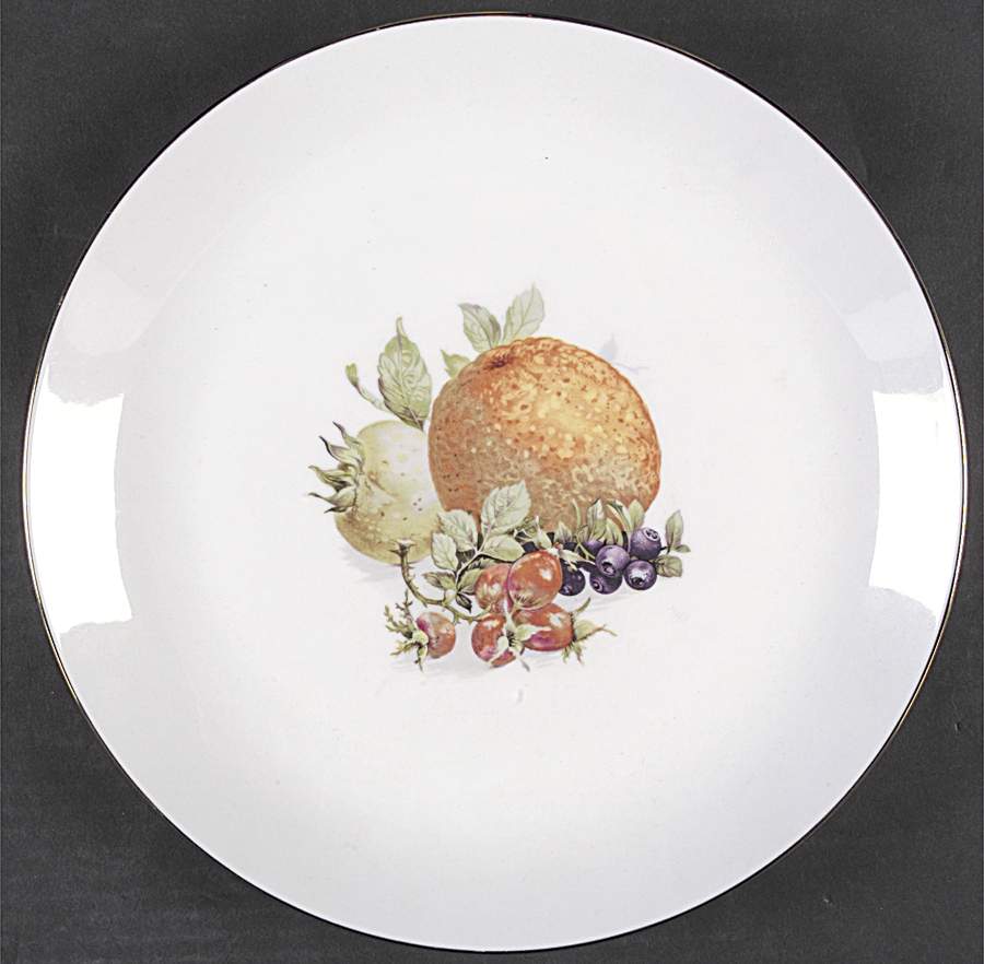 Orchard (Smooth, Coupe) 11" Chop Plate (Round Platter) by Schumann - Bavaria-1