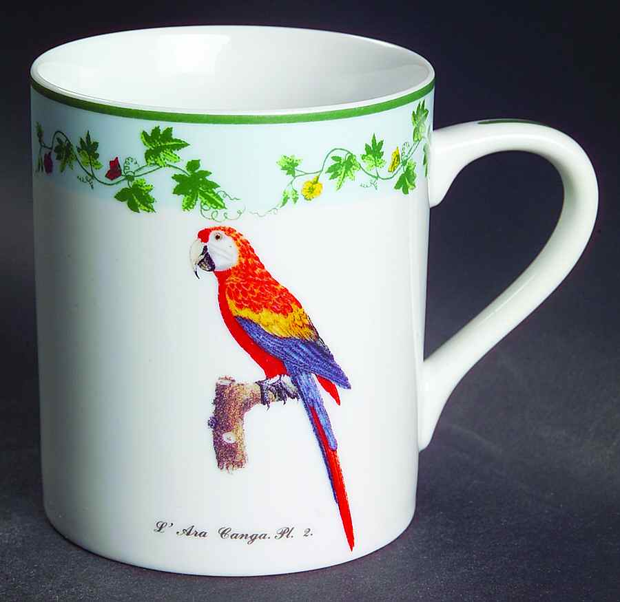 Monticello Parrots Mug by Sadek-1