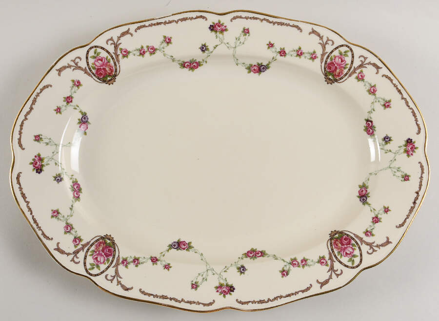SCL39 15" Oval Serving Platter by Schlaggenwald-1