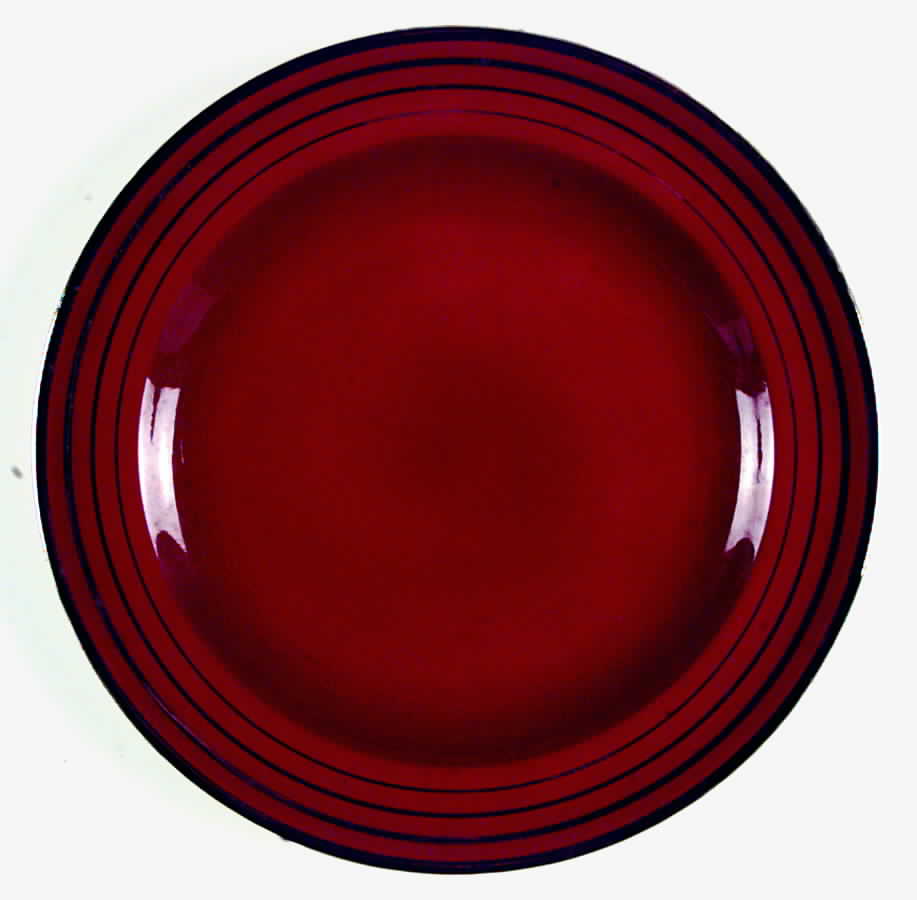 Sparkling Burgundy Luncheon Plate by Salem-1