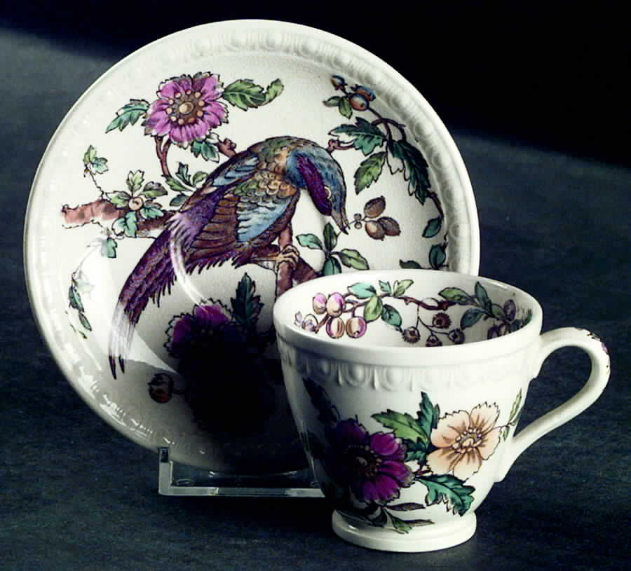 2-9062 Footed Demitasse Cup & Saucer Set by Spode-1