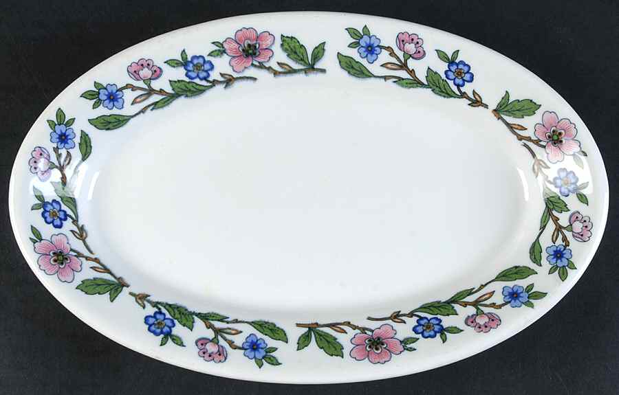 STR54 10" Oval Serving Platter by Sterling China (USA)-1