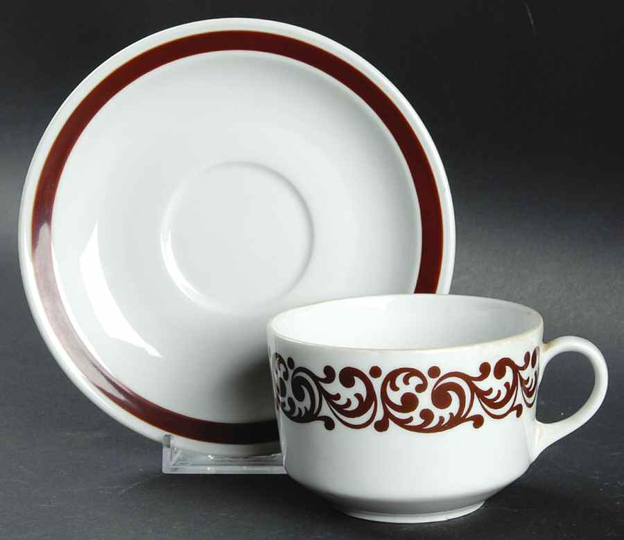 SLT209 Flat Cup & Saucer Set by Seltmann-1