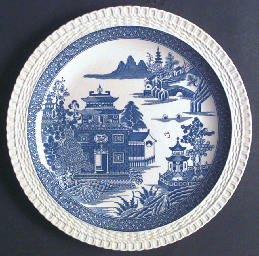 Willow Series (Blue Room) Dinner Plate by Spode-1