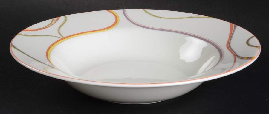 Solstice Rim Soup Bowl by Sasaki-1