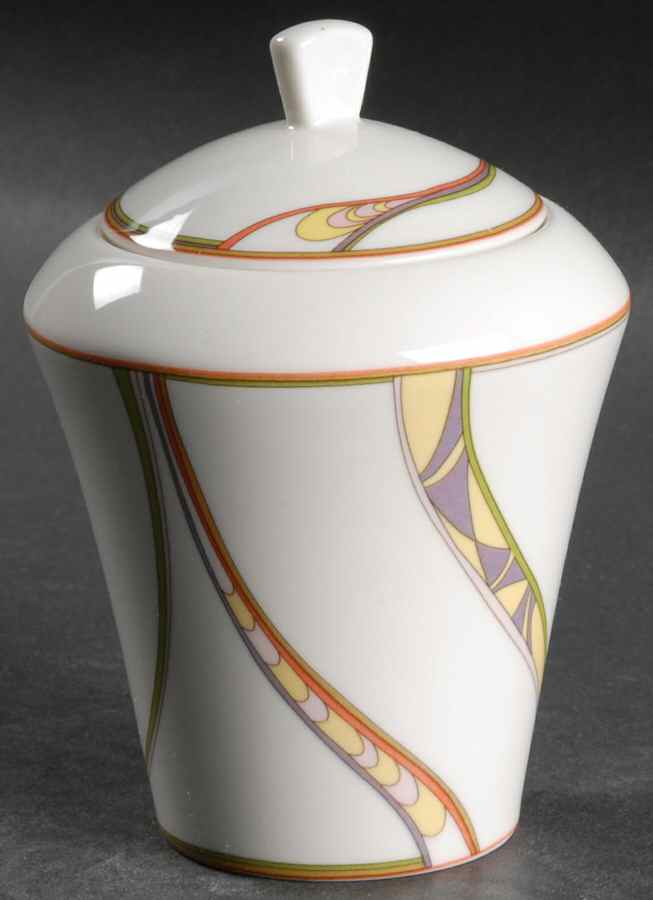 Solstice Sugar Bowl & Lid by Sasaki-1