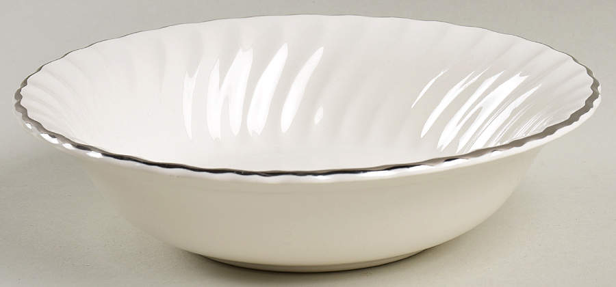 Platinum Swirl Coupe Cereal Bowl by SCIO-1