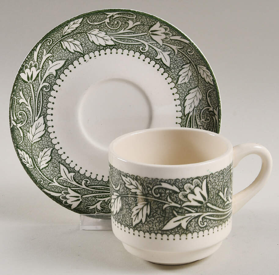Avon Flat Cup & Saucer Set by SCIO-1