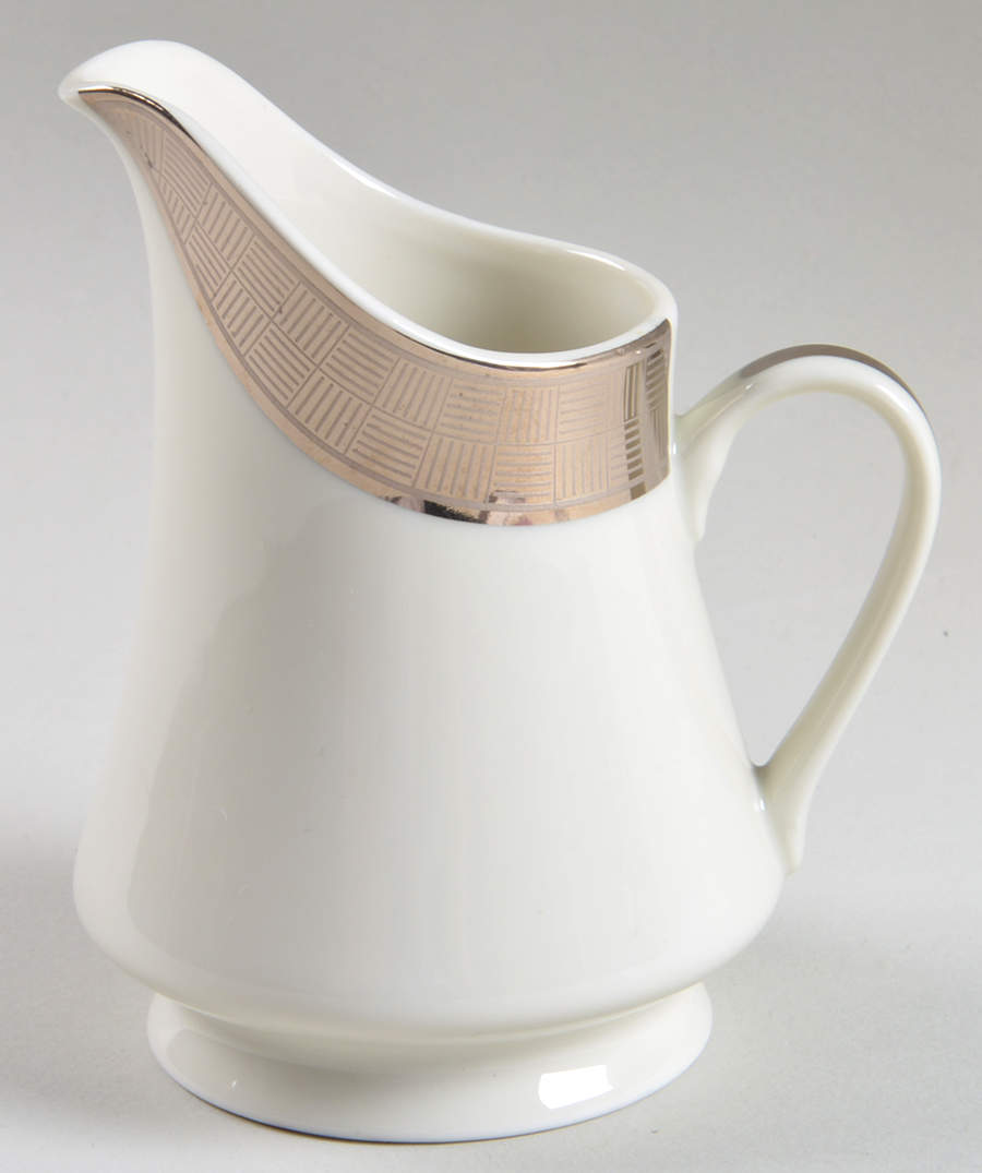 Metropolitan Platinum Creamer by Sango-1