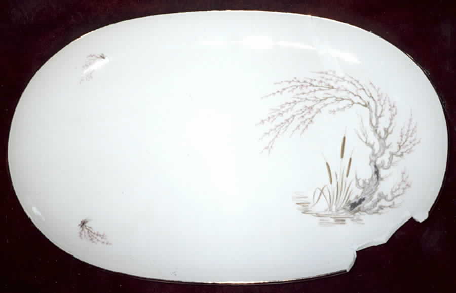 SCH278 14" Oval Serving Platter by Schumann - Bavaria-1