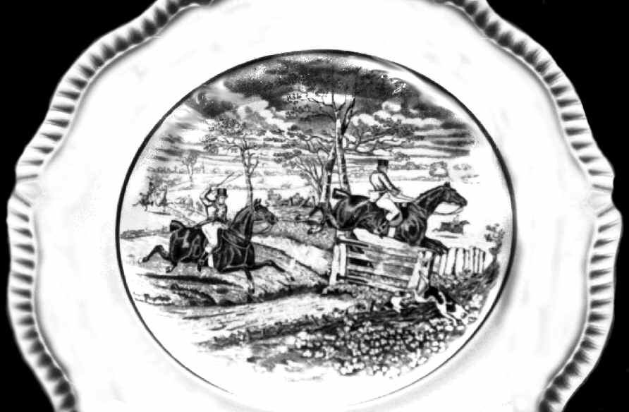 Herring Hunt Dinner Plate by Spode-1