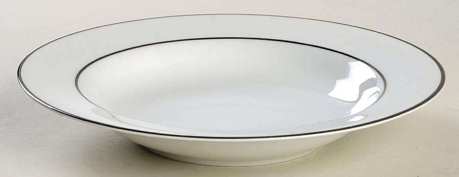 Black Line Rim Soup Bowl by Swid Powell-1