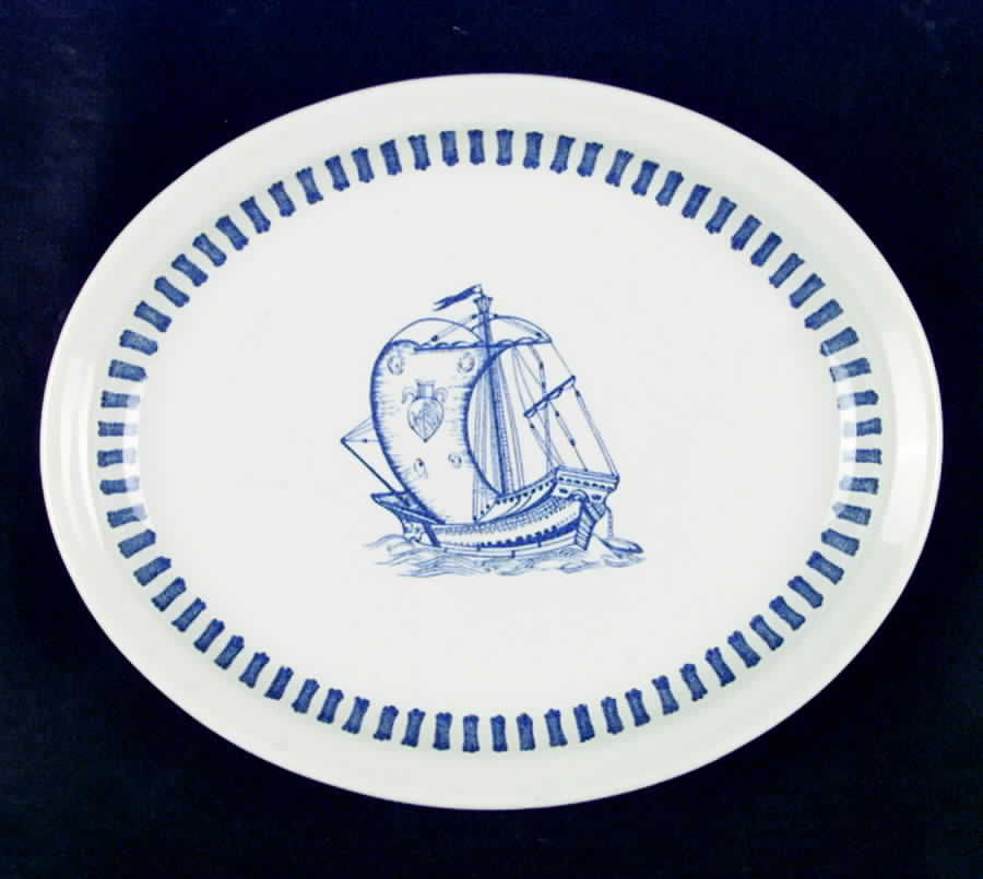 SY537 11" Oval Serving Platter by Syracuse-1