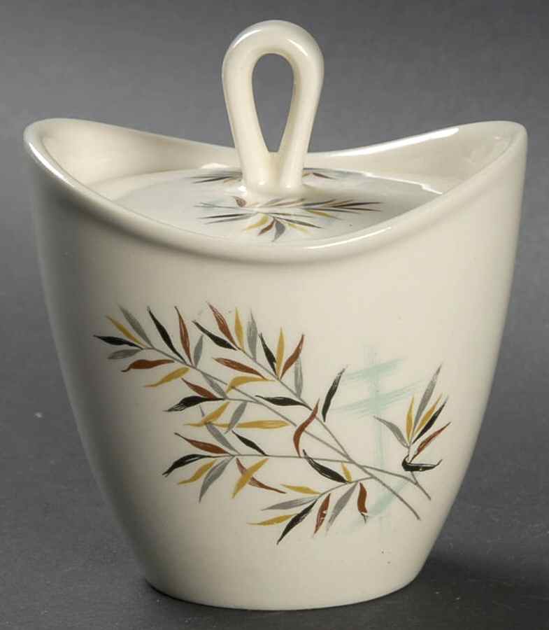 Wild Rice Sugar Bowl & Lid by Salem-1