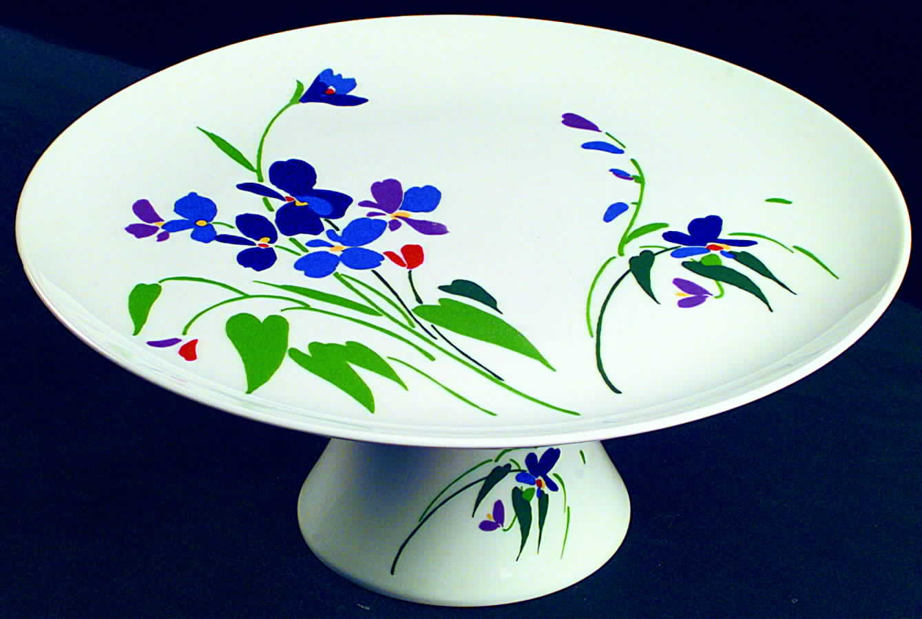 Rhapsody 10" Diameter Pedestal Cake Stand by Shafford-1