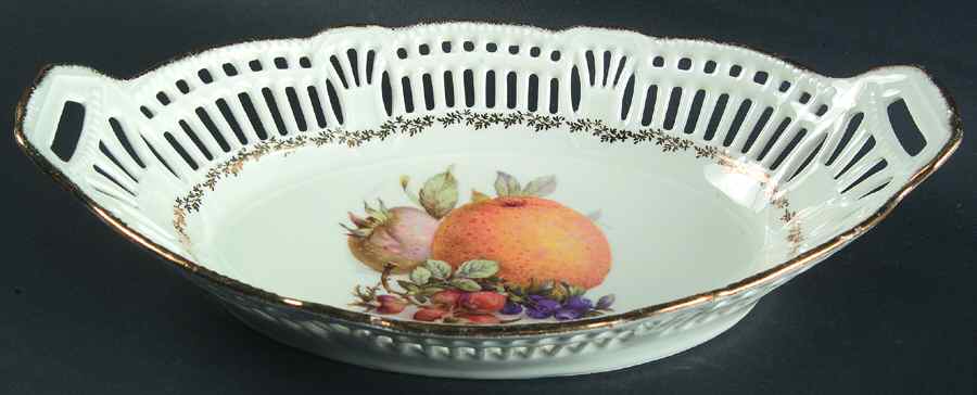 SWH26 12" Pierced Oval Bowl by Schwarzenhammer-1