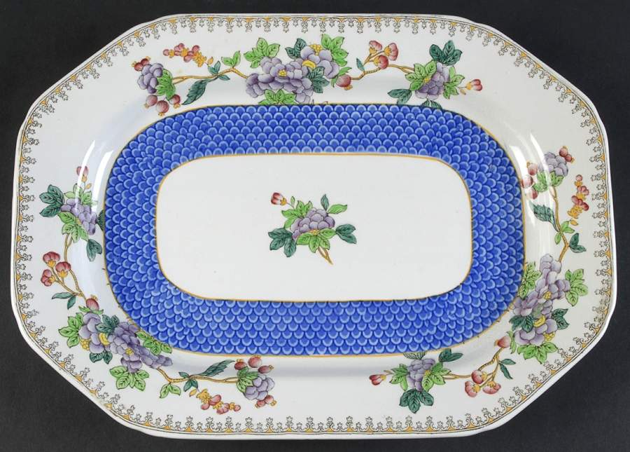 BD224 12" Oval Serving Platter by Spode-1