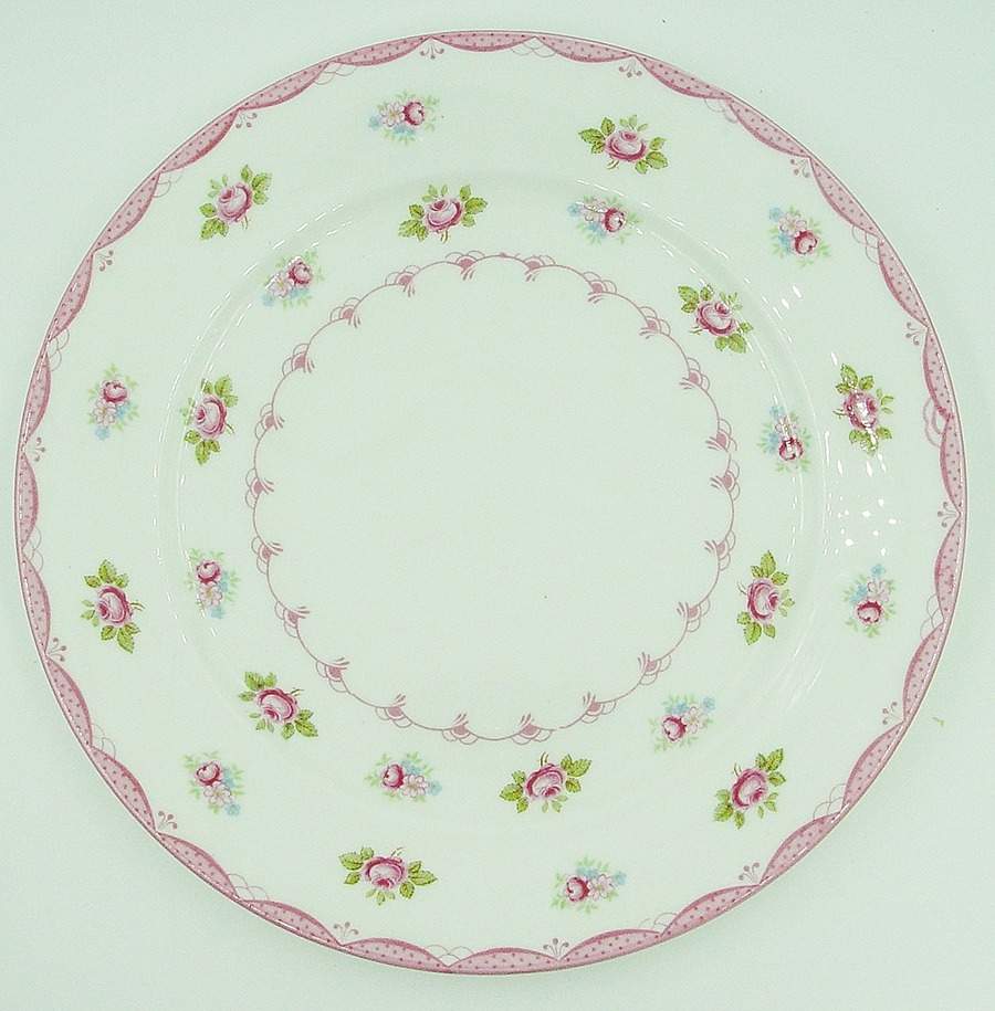 Rosebud Salad Plate by Shelley-1
