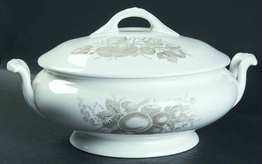 Chatham (Gold Trim) Round Covered Vegetable by Spode-1
