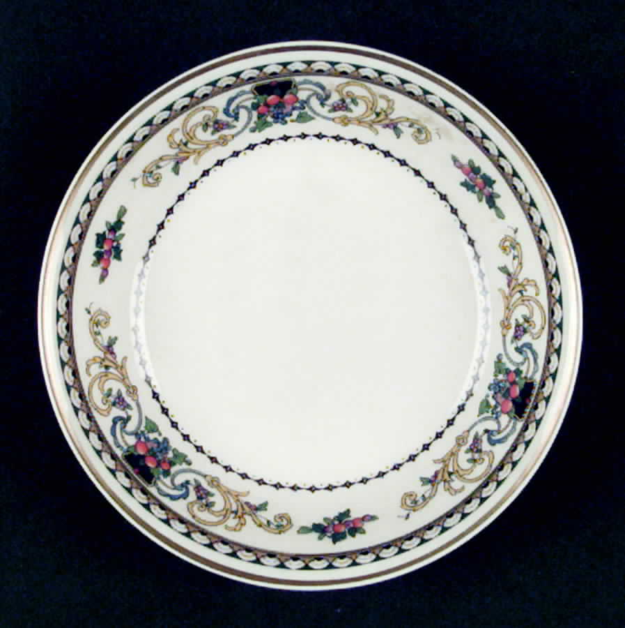 Pembroke (Gold Trim) Fruit/Dessert (Sauce) Bowl by Syracuse-1