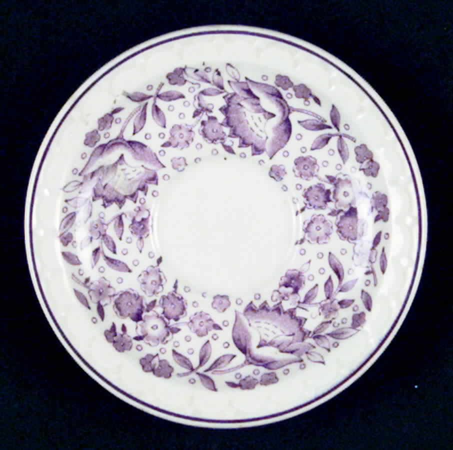 Roxbury Purple Saucer for Demitasse Cup by Syracuse-1