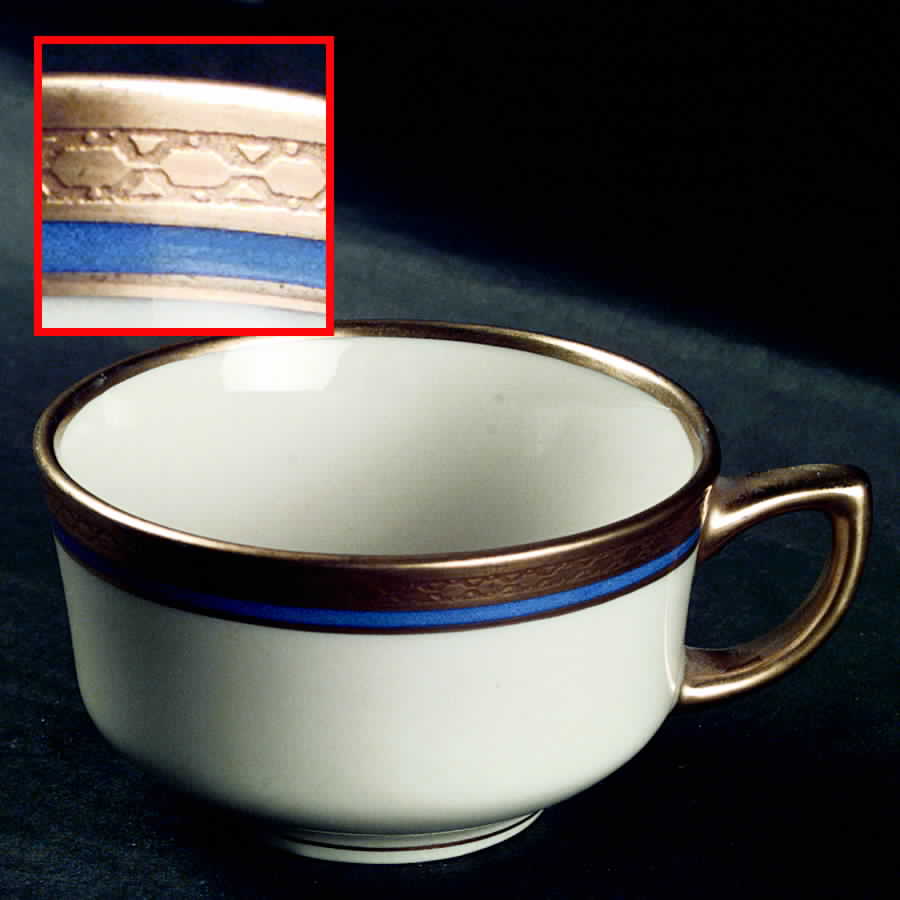Wayne Blue (Restaurant) Flat Cup by Syracuse-1