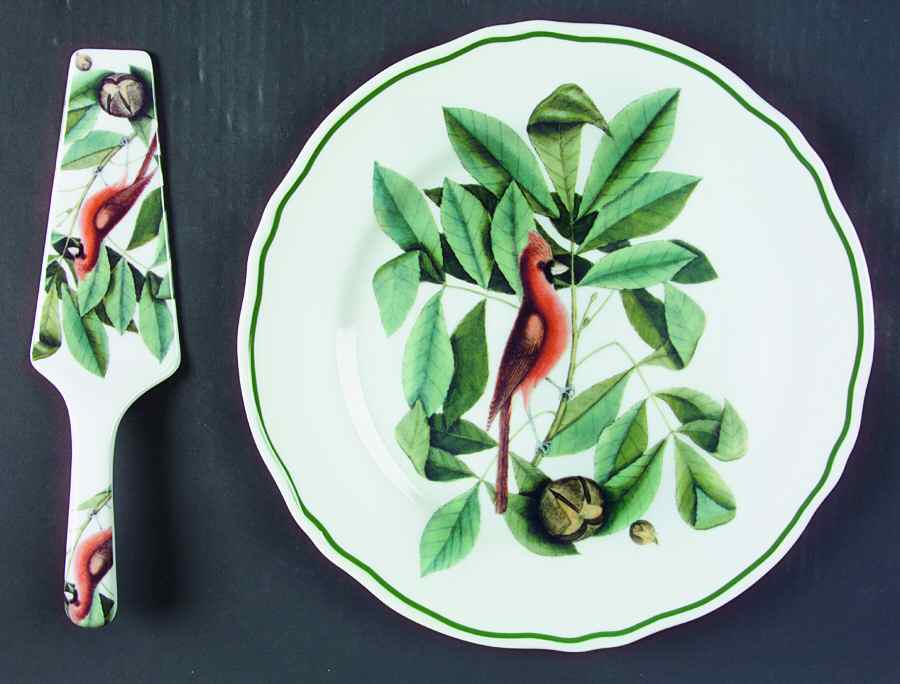 Catesby Cake Plate & Server Set (Boxed) by Sadek-1