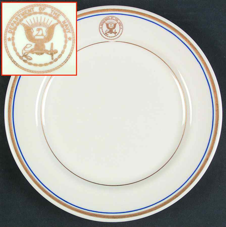 US Navy Luncheon Plate by Shenango-1