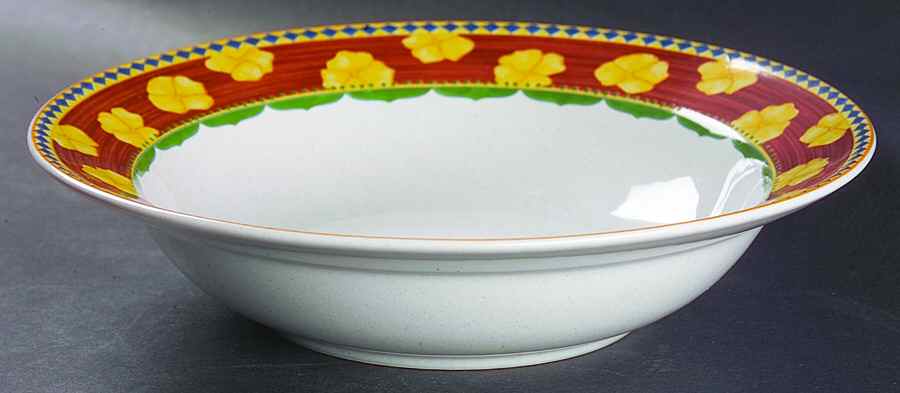 Summer Song 9" Round Vegetable Bowl by Studio Nova-1