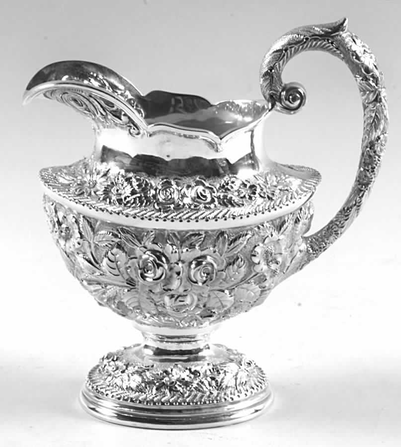 Baltimore Rose (Sterling, 1905, Hollowware) Creamer by Schofield-1