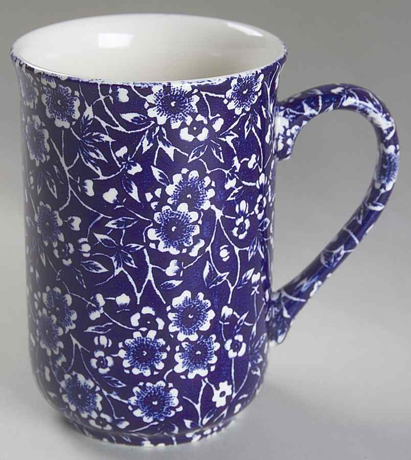 Calico Blue (Black Staffordshire Stamp) Mug by Staffordshire-1